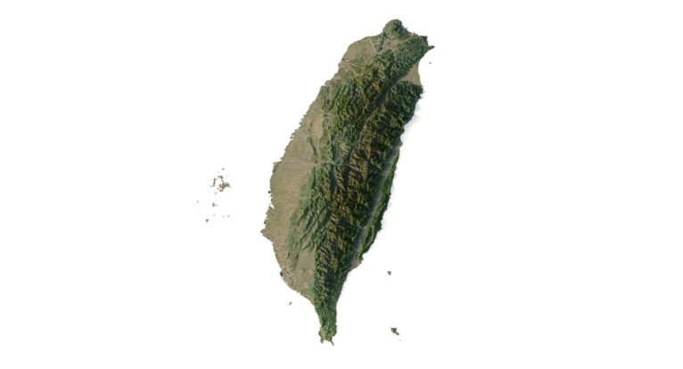 Taiwan 3D model
