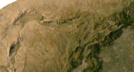 China 3D map