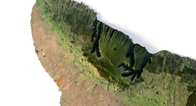 Hawaii 3D map