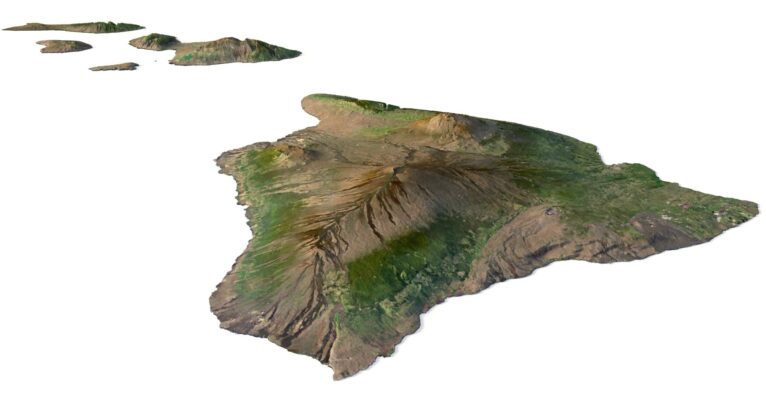 Map of Hawaii
