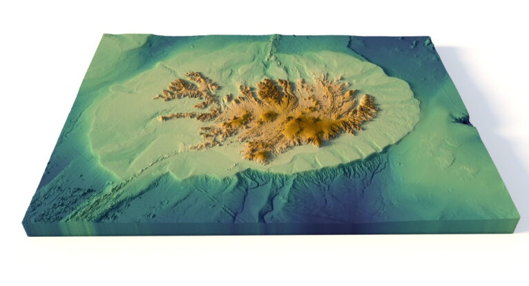 Iceland terrain