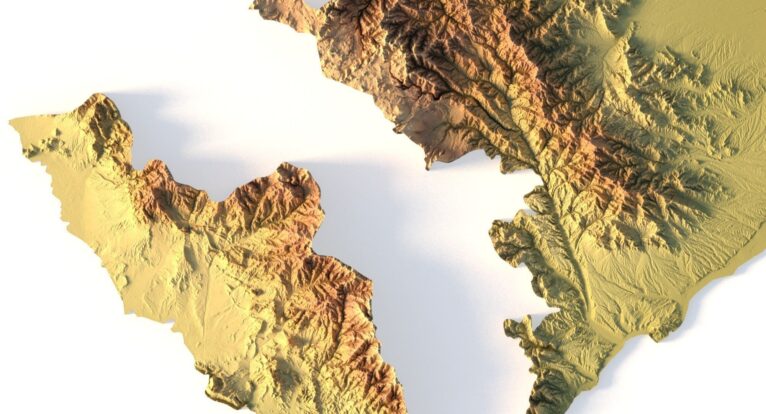 Azerbaijan 3D model in C4D format