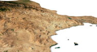 Azerbaijan's landscape in 3D