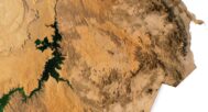 3D model of Egypt elevation