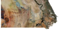 Topographic map Egypt