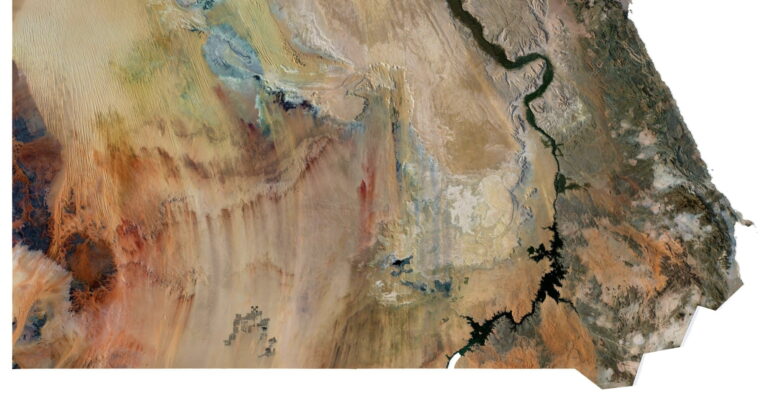 Topographic map Egypt