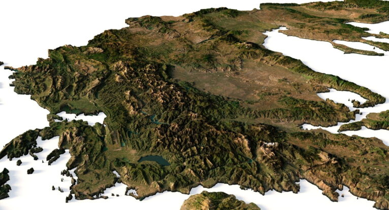 Greece terrain