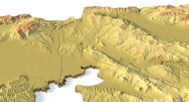Greece 3D map