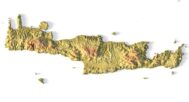 Accurate 3D representation of Greece's relief