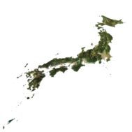 Japan relief map