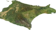 Japan 3D map