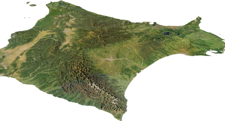 Japan 3D map
