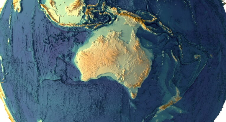 3D model of Earth elevation