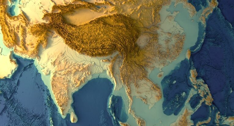 Earth 3D model terrain