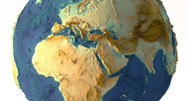 Earth 3D map