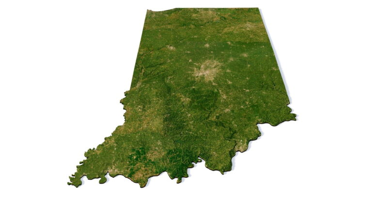 Indiana 3D model terrain - Image 10