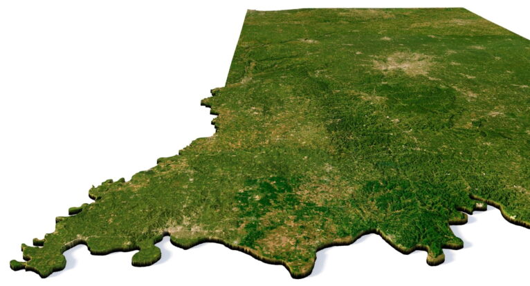 Indiana 3D model terrain - Image 13