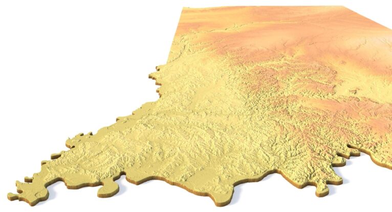 Indiana 3D model terrain - Image 14