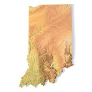 Indiana 3D model terrain - Image 2
