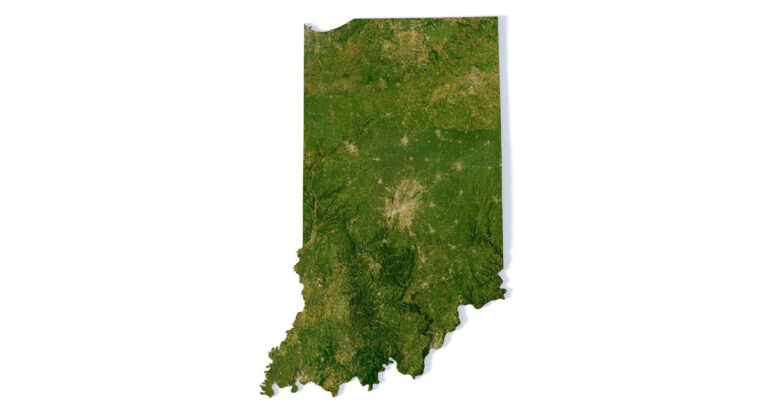 Indiana 3D model terrain - Image 3