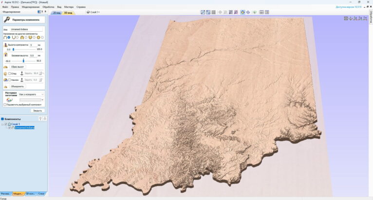 Indiana 3D model terrain - Image 16