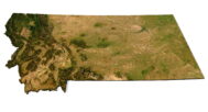 Montana 3D model terrain - Image 8