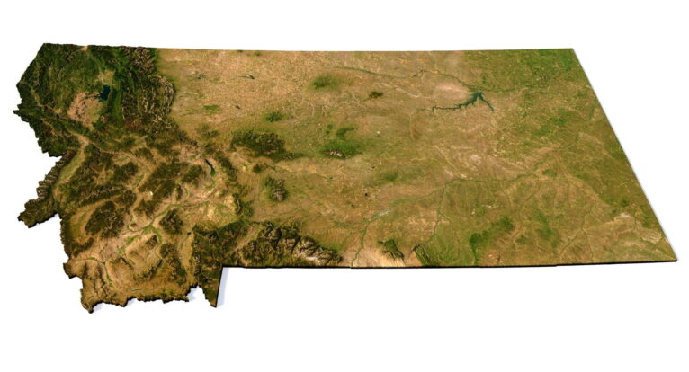 Montana 3D model terrain - Image 8
