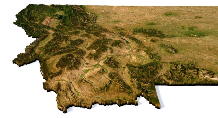 Montana 3D model terrain - Image 10