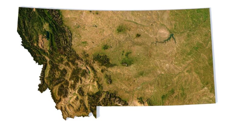 Montana 3D model terrain - Image 2