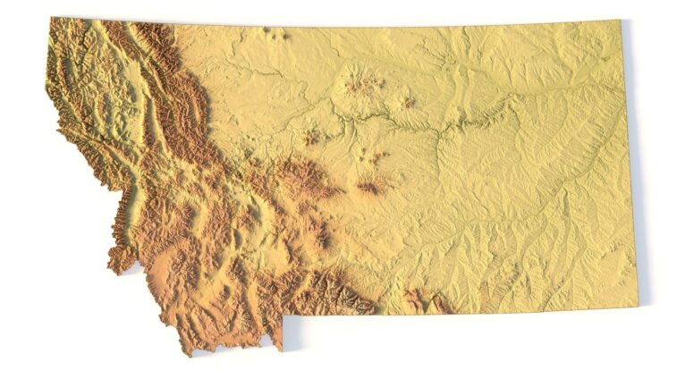 Montana 3D model terrain - Image 3