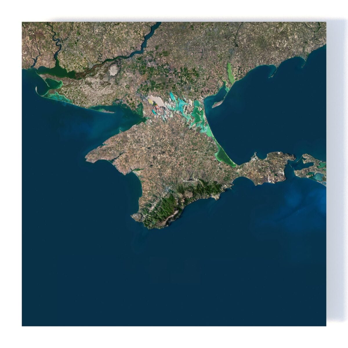 Crimea 3D Model Terrain Crimea 3D Model Terrain