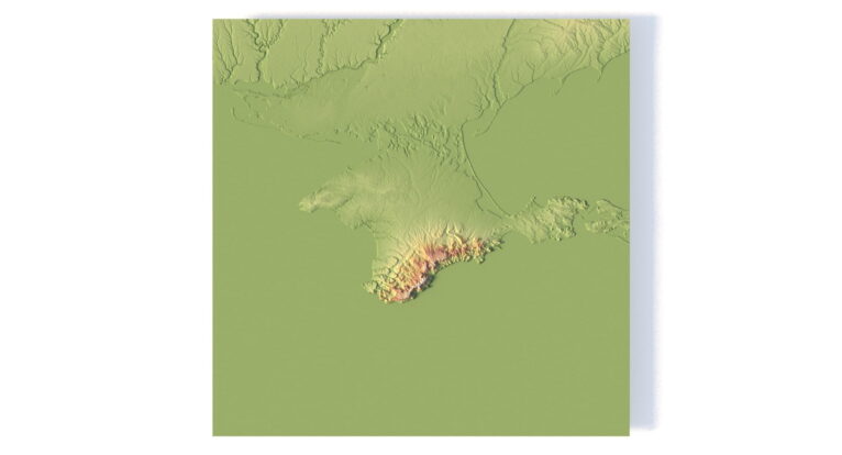 Crimea terrain