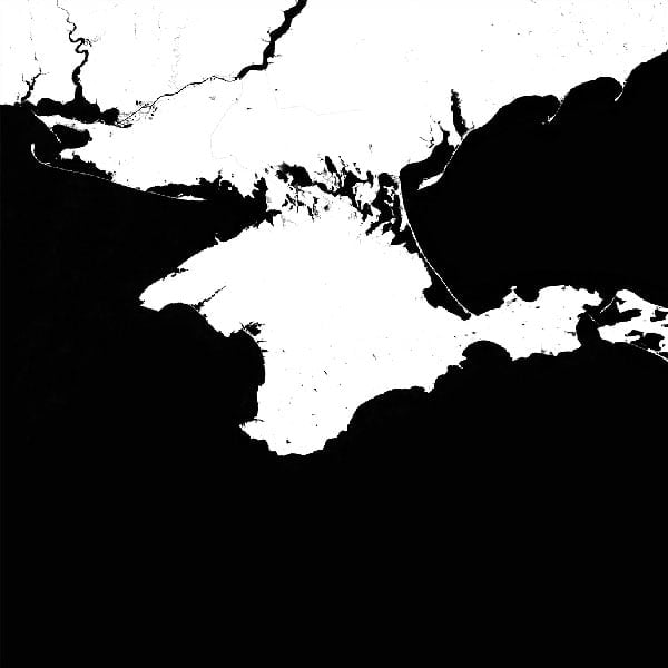 Crimea Water Mask Crimea Water Mask