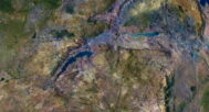 3D model of Africa elevation