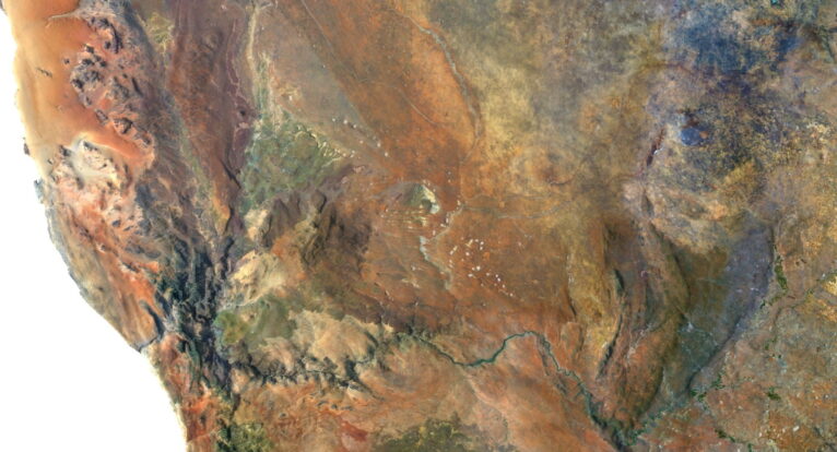 OBJ 3D model of Africa terrain