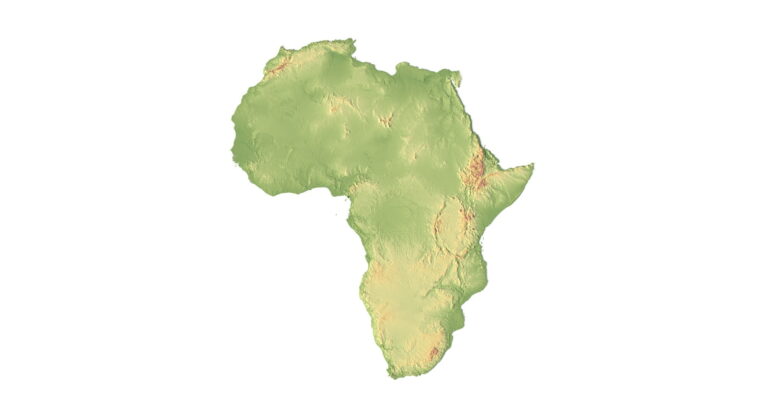 Africa model C4D OBJ STL