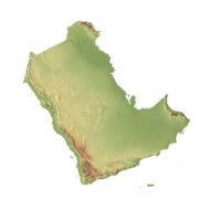 Arabian Peninsula 3D model