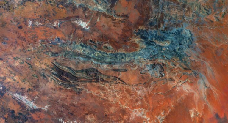 3D map of Australia topography