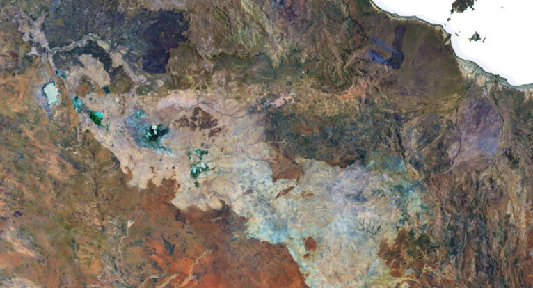 3D model of Australia elevation