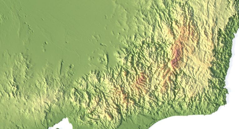 STL 3D model of Australia relief