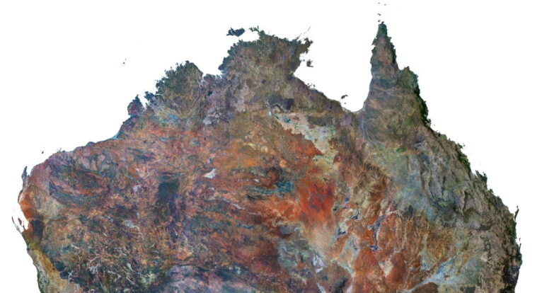 Australia model C4D OBJ STL