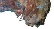 Precise 3D visualization of Australia’s mountain ranges with detailed elevation mapping.