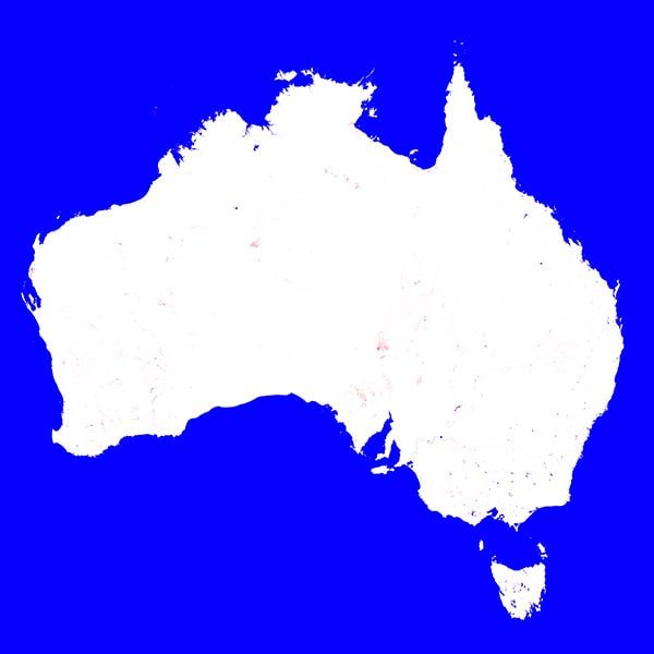 Australia Water Mask Australia Water Mask