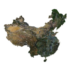 China 3D model terrain