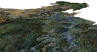 3D terrain model of China
