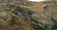 Detailed 3D model of China relief