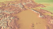 3D map of Colorado topography