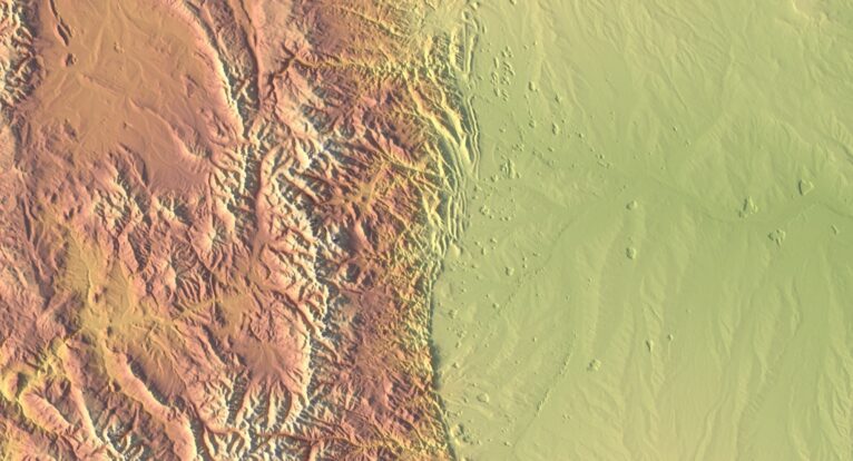 Colorado 3D elevation model