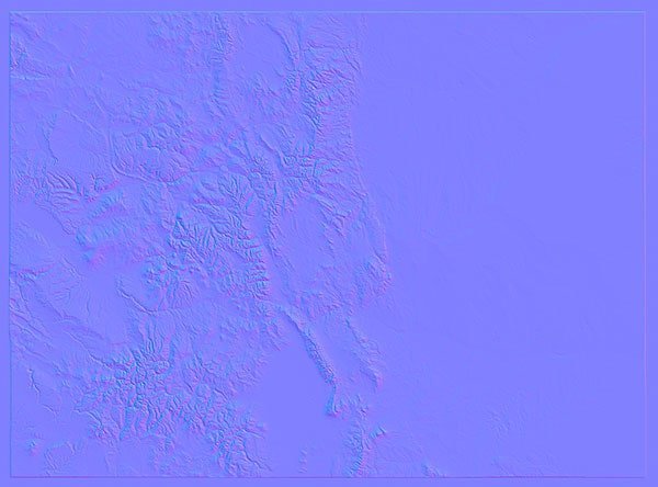 Colorado Normal Map Colorado Normal Map