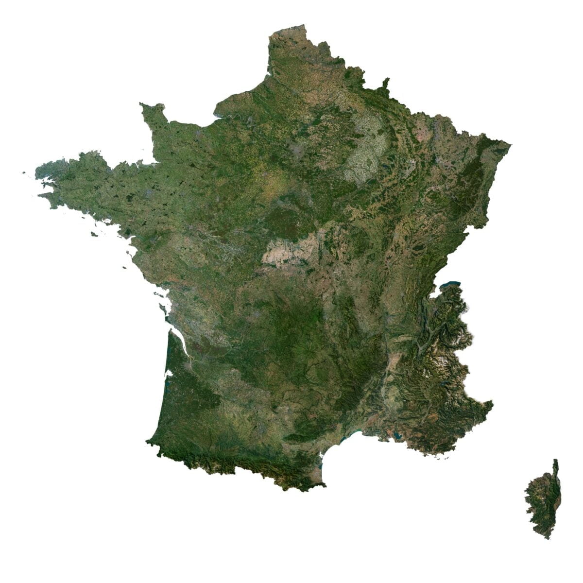 France 3D model terrain France 3D model terrain